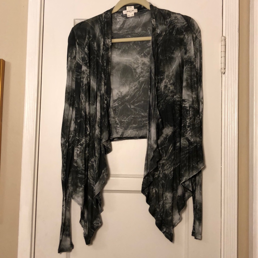 Helmet Lang sz P 💯 micro modal black & white wrap